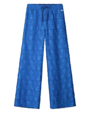 PANTS - Ocean Blue Jacquard Blauw