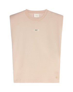 SUE T-shirt met schoudervulling Roze
