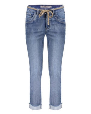 Jeans helen turn-up Blauw