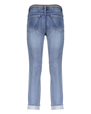 Jeans helen turn-up Blauw