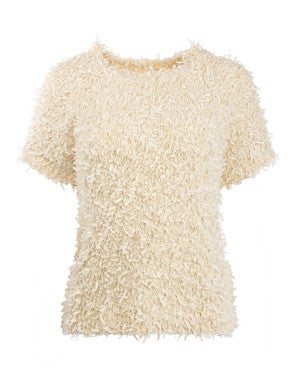 Frinske Heavy Fringes Off White