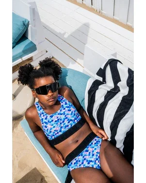 Carmel Tanktop Bikini Blauw