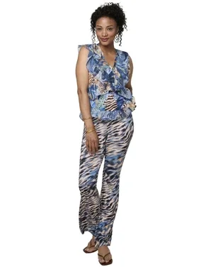 Ulla Blue Iris Top Blauw