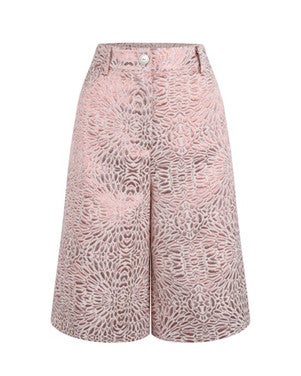 RIEMKE SHORT MJ 441 metallic jaquard Roze