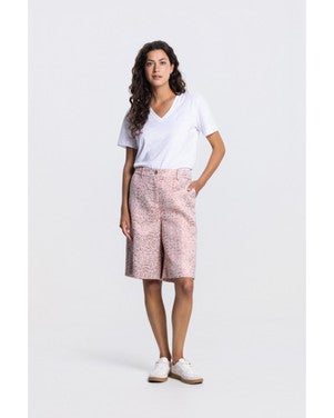 RIEMKE SHORT MJ 441 metallic jaquard Roze