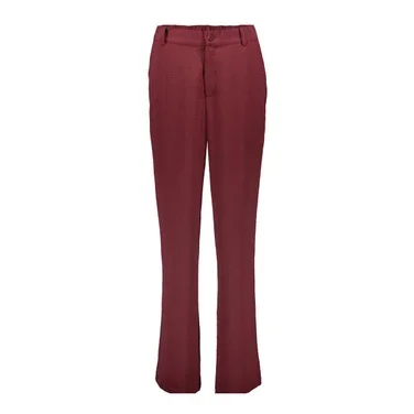 Pants crinckle Bordeaux