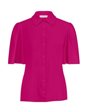 Poppy butterfly blouse Roze
