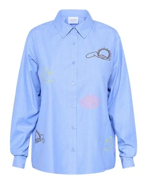 IBISA-SH2 Shirts Blauw