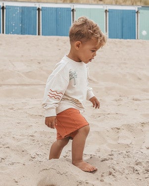 Sun Waves Oversized Sweater Wit 1