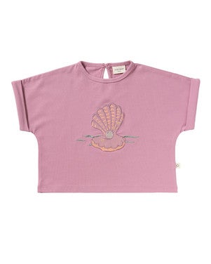 Single Jersey Wide Tee Roze