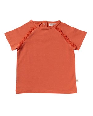 Single Jersey Raglan Shirt Rood