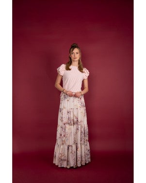 Celyna Wave Jacquard Roze