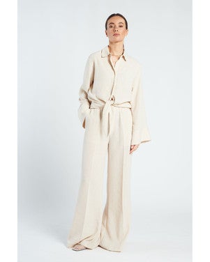 Mickey Pants SS26 Beige