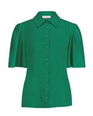 Poppy butterfly blouse Groen