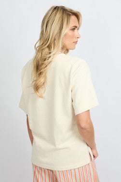 Brix T-shirt Beige