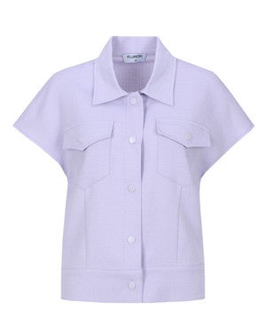 Lisandra gilet Paars