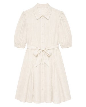 Myra Short Dress Ecru