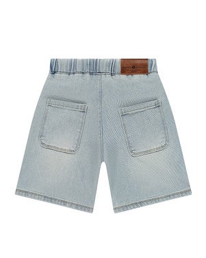 boys denim short wide fit Pacific Licht Blauw
