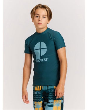 PRTBERENTS JR surf t-shirt short sleeve Groen