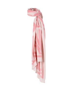 SCARF VTT 904 blush printed Roze