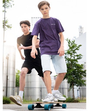 T-Shirt RLX Backprint Lilac Zwart 1