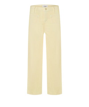 Light Weight HR Superstretch Tess Pocket Cropped Geel