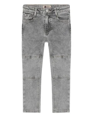 Denim Straight Fit Kneepart Grijs