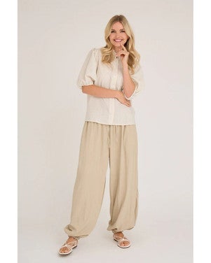 Manon balloon pants Zand