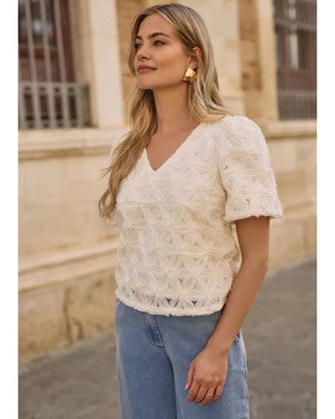 Top Boa Flower Off White