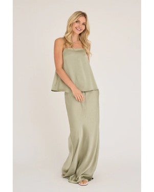 Emily strap top Groen