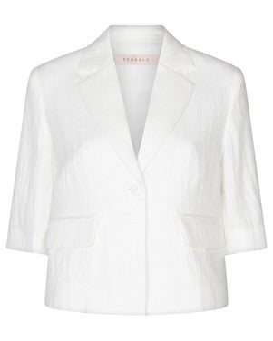 Blazer cropped crushed Off White