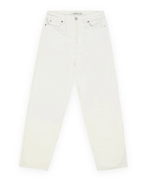 Bella - Colored Baggy Jeans Off White