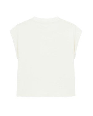 SL T-Shirt Broderie Forever Off White