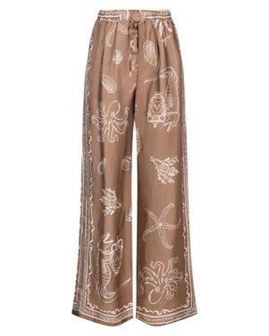 Valerie Pants Print Beige