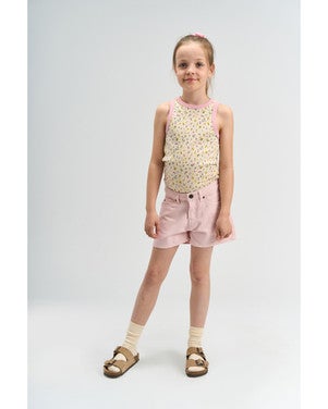 Samantha Denim Shorts Heartpockets Roze