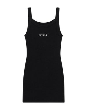 Singlet Rib Dress MiniMe Zwart 1