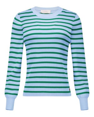 Luna rib pullover Licht Blauw