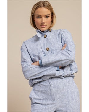 Ada denim jacket Licht Blauw