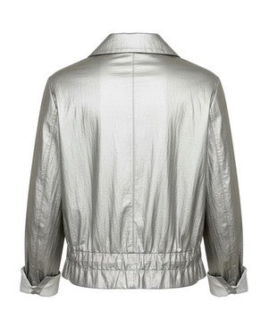 Bomber Button Sleeve Parachute Sand Zand