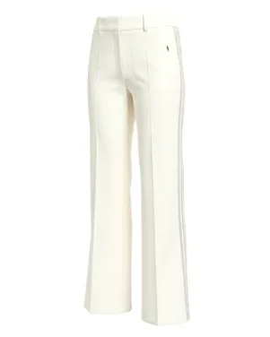 Wide Leg Off-white Taupe Stripe Wit 1