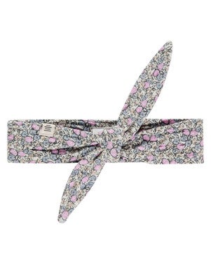 baby headband blues little roses Multi
