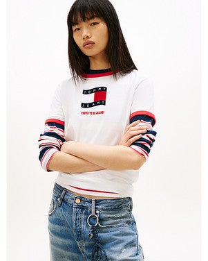 TJW REG NOVELTY RING T-SHIRTS Ecru