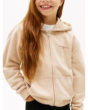 MINI CORP ZIP THROUG SWEATSHIRT Beige