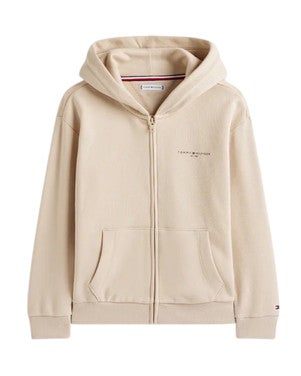 MINI CORP ZIP THROUG SWEATSHIRT Beige