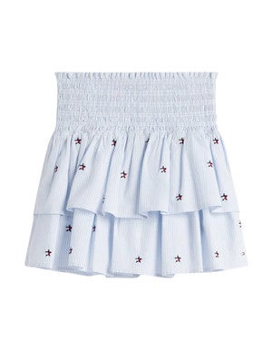 STAR STRIPES SKIRT Licht Blauw