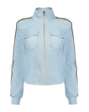 Naya Pique Jeans Blauw
