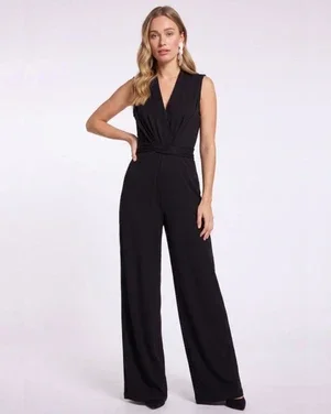 Jumpsuit Vasili Sleeveless Zwart 1