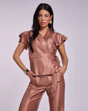 Blouse Brightly Shiny Bruin 1