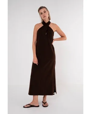 TESSA - Dress Bruin 1