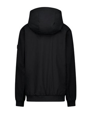 HOODED FOUR-WAY STRETCH JACKET Donker Blauw